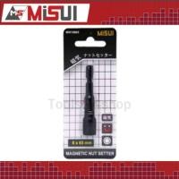 ราคา MiSUI ลูกบ็อคแม่เหล็กจับสกรู 8 mm. x 45 mm. - 5/16" x 65 mm. No.MN10845 - MN51665 8 mm. x 65 mm. (12557500)