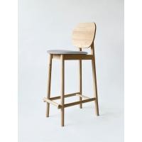 ราคา HARU Kinoko Bar Stool with Backrest Light Gray (10115938)