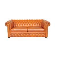 ราคา CONTOURHOME โซฟาสไตล์วินเทจ รุ่น ESSEX เชสนัท FULL LEATHER (10082506)
