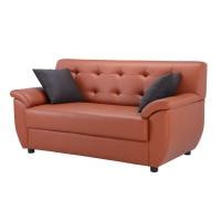 ราคา INDEX LIVING MALLโซฟาหนัง PVC รุ่น ฮั้นส์ 2.5 ที่นั่ง สีดำ/สีน้ำตาล สีน้ำตาล (10197350)