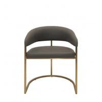 ราคา บุญถาวร LIFESTYLE FURNITURE เก้าอี้ SONIA DK-GY 60x53x73 น้ำตาลเข้ม (10173609)