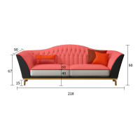 ราคา Hightechbed Sofa Luxury 008 หนังแท้ (10230068)