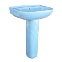ราคา HOMICA อ่างล้างหน้าพร้อมขาตั้ง KSBSL02 BLUE TULIP สีฟ้า (12061934)