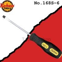 ราคา KOKEN ไขควงหัวแบน ไม่ทลุ ขนาด 5, 6, 8 mm. No.168S-x No.168S-6 ขนาด 6 mm. (12559684)