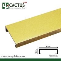 ราคา CACTUS กรุยเชิงอลูมิเนียม ขนาด 40mm. ความยาว 2m. สี เงินเงา / ทอง / ดำ / ทรายเงิน / ทรายทอง ทรายทอง (12572537)