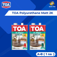 ราคา TOA Polyurethane Matt 2K T-8800 ทีโอเอ โพลียูรีเทน ชนิดด้าน ระบบ 2 ส่วน ชุด A+B ขนาด 1 กล. (12575293)