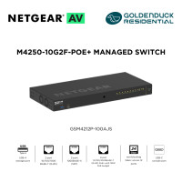 ราคา Netgear M4250-10G2F-POE+ MANAGED SWITCH สีดำ (12585490)