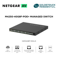 ราคา Netgear M4250-40G8F-POE+ MANAGED SWITCH สีดำ (12585521)
