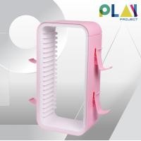 ราคา Play Project IINE ชั้นวางแผ่นเกม [18 แผ่น] PS4/PS5/Switch/Xbox Storage Stand ที่วางจอย แขวนจอย ชมพู-ขาว (12571147)