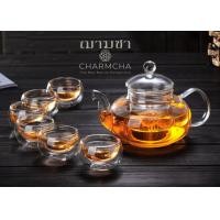 ราคา charmcha คัดทุกใบ!! กาน้ำชา400ml พร้อมส่ง แก้ว+ที่กรอง+เตาอุ่น+เทียน ถูกที่สุด!! ของขวัญ ชุดกาชา กาชงชา ฌามชา ชุดกา+แก้ว4ใบ (12574175)