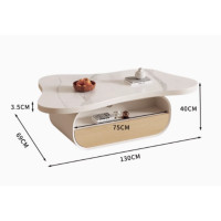 ราคา FairyHouse ชั้นวางทีวี สไตล์มินิมอล TV24-06 งานลายไม้ โต๊ะกลางB (12580271)