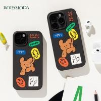 ราคา Ropamoda x Romane ซิลิโคนเคสสำหรับ Iphone14 & Iphone14 pro ลิขสิทธิ์แท้Brunch Brother made in korea (00335/00359) Black (สีดำ),IPhone 14 Pro (12590680)