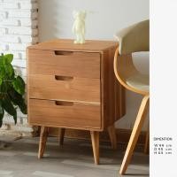 ราคา TYME ตู้ลิ้นชัก หัวเตียง ข้างโซฟา 3 ลิ้นชัก รุ่นWALL E V3 แนว Minimal ไม้สักแท้ เคลือบแลคเกอร์ด้าน (12587904)