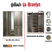 ราคา ที่นอนปีนัง ตู้เสื้อผ้า 5 บานเปิด ขนาด 200 cm. สีไลท์ยีนส์ **ส่งเฉพาะ กทม.ปริมณฑล เท่านั้น** แบรลิน สีไลท์ยีนส์ (12591492)