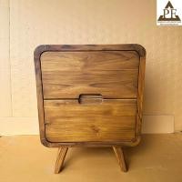 ราคา PF_Phrae | ตู้หัวเตียงไม้สัก ตู้2ลิ้นชักไม้สัก ขนาด45x45x60ซม. (12591535)