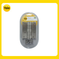 ราคา Yale บานพับสแตนเลส304 ขนาด4X3นิ้ว หนา2และ2.5มม แหวนสเตนเลส หนา2มม แพ็ค4ชิ้น (12580436)