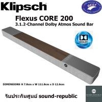 ราคา Klipsch Flexus CORE 200 ( Walnut )3.1.2-Channel Dolby Atmos Sound Bar (12600072)