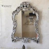 ราคา Wuxury Furniture กระจกห้องน้ำสไตล์ luxury สวยหรู กระจกติดผนัง เฟอร์นิเจอร์หรู ของแต่งบ้านหรู ส่งฟรี รุ่นกว้าง 56 cm เงิน (12295052)
