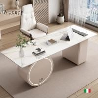 ราคา Wuxury Furniture โต๊ะทำงาน สไตล์ Modern Luxury งานดีไซน์นำเข้า โต๊ะสำนักงาน โต๊ะผู้บริหาร แต่งบ้านหรู รุ่นกว้าง 180 cm (12226035)