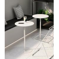 ราคา Betterhome.store Cafe table โต๊ะเหล็กวางของ โต๊ะกาแฟ โต๊ะวางข้างโซฟา โต๊ะตกแต่งคาเฟ่ สีขาว 48 x 62 cm. (12066809)
