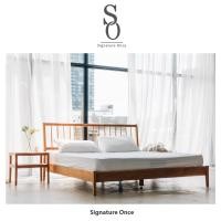 ราคา Signature Once เตียงนอนไม้สัก รุ่น SO-004 สี ทีค Minimal 6 ฟุต (ต่างจังหวัด) (10205642)