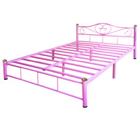 ราคา Bests เตียงเหล็กคุณภาพ สีชมพู 5ฟุต (10236973)