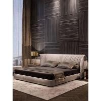 ราคา shira -เตียงนอนวัสดุกำมะหยี่ 6ฟุต เตียงสไตล์โมเดิร์น กำมะหยี่ (10257028)