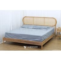 ราคา Taweesak Lilly Bed ไม้สัก 5ฟุต มินิมอล เสี้ยนขาว ไม้สัก (10378741)