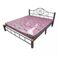 ราคา Raminthra Furniture เตียงเหล็กขนาด 5 ฟุต ขา 3 นิ้ว พร้อมที่นอนโฟมฟองน้ำ 5 ฟุต สีเกร็ดเงิน (1) สีเกร็ดเงิน 5 ฟุต (10466908)
