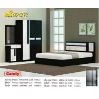 ราคา Raminthra Furniture ชุดห้องนอน 5ฟุตswan/สีโอ๊คขาว+ที่นอนสปริง 5 ฟุต (10466753)