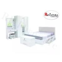 ราคา Raminthra Furnitureชุดห้องนอน DD รุ่น Milano Set 6Ft (1) 6 ฟุต (10466680)