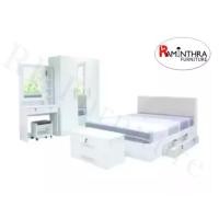 ราคา Raminthra Furniture ชุดห้องนอน DD รุ่น Milano Set ขนาด 5 ฟุต (2) 5 ฟุต (10466785)