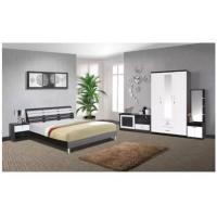 ราคา Raminthra Furniture ชุดห้องนอนระแนง 6 ฟุต ( สีโอ๊ค /ขาว ) - 6 ฟุต (10466655)