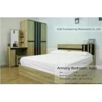 ราคา Raminthra Furniture ชุดห้องนอน Armany เตียง 6ฟุต +ตู้เสื้อผ้า 2บาน +โต๊ะแป้ง 80ซม.+ที่นอนสปริง สีโซลิด/ดำ 6 ฟุต (10466779)
