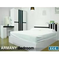 ราคา Raminthra Furniture ชุดห้องนอน Armany 6ฟุต เตียง 6ฟุต +ตู้เสื้อผ้า 2บาน +โต๊ะแป้ง 80ซม. +ที่นอนสปริง สีขาว/โอ๊ค 6 ฟุต (10466780)