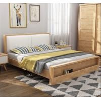 ราคา Casa.grandy เตียงไม้แอช-ไม้โอ๊ค น้ำตาลเข้ม ไม้โอ๊ค 6 ft. มินิมอล (10503688)