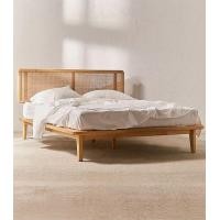 ราคา เตียงไม้แต่งด้วยหวาย สไตล์โฮมสเตย์ 6 ฟุต ไม้สัก (ไทย) คล้าย 80-90% (10557145)