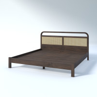 ราคา Taweesak Honey Bed วอลนัท ไม้สัก 5ฟุต โมเดิร์น (10708950)