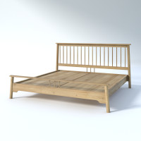 ราคา Taweesak TF Dolp Bed 6 ฟุต สไตล์ญี่ปุ่น Light Teak ไม้สัก (10730124)
