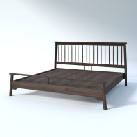 ราคา Taweesak TF Dolp Bed 6 ฟุต สไตล์ญี่ปุ่น Walnut ไม้สัก (10730126)