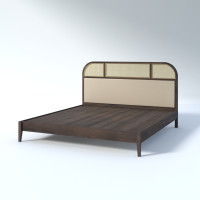 ราคา Taweesak TF Velvet Bed 3.5 ฟุต สไตล์ญี่ปุ่น Walnut ไม้สัก (10730158)