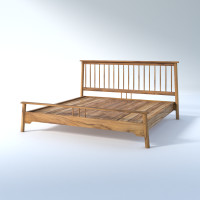 ราคา Taweesak TF Dolp Bed 6 ฟุต สไตล์ญี่ปุ่น Natural ไม้สัก (10730123)