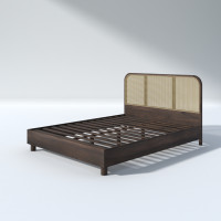 ราคา Taweesak Rosie Bed 3.5 ฟุต มินิมอล Walnut ไม้สัก (10735200)