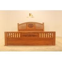 ราคา PF_Phrae | เตียงขาทึบ แกะสลักช้าง 6ฟุต 6ฟุต สีเนื้อไม้ (10767041)