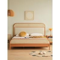 ราคา Kyotohaus เตียงหวายสไตล์ญี่ปุ่น รุ่น Munu ขนาด 5 ฟุต ไม้เชอร์รี่ (นำเข้า) (10785156)