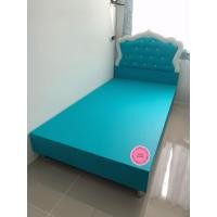 ราคา Chutikan เตียงนอนเจ้าหญิง (1) 6 ฟุต Blue (10892504)