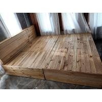 ราคา sakulrat48 เตียงไม้พาเลท สไตล์ มีหัวเตียง 6 ฟุต (10880693)