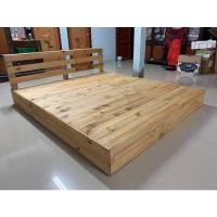 ราคา sakulrat48 เตียงไม้พาเลท สไตล์ 4 ฟุต หัวเตียงช่องระแนง 4 ฟุต (10880707)