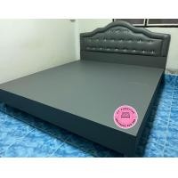 ราคา Chutikan เตียงนอน หุ้มเบาะหนังอย่างดี 3.5 ฟุต สีครีมเหลือง (10892270)