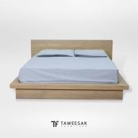 ราคา TFเตียงญี่ปุ่นไม้สัก BE087 3.5ft ญี่ปุ่น สี Warn Natural ไม้สักแท้ (10912620)